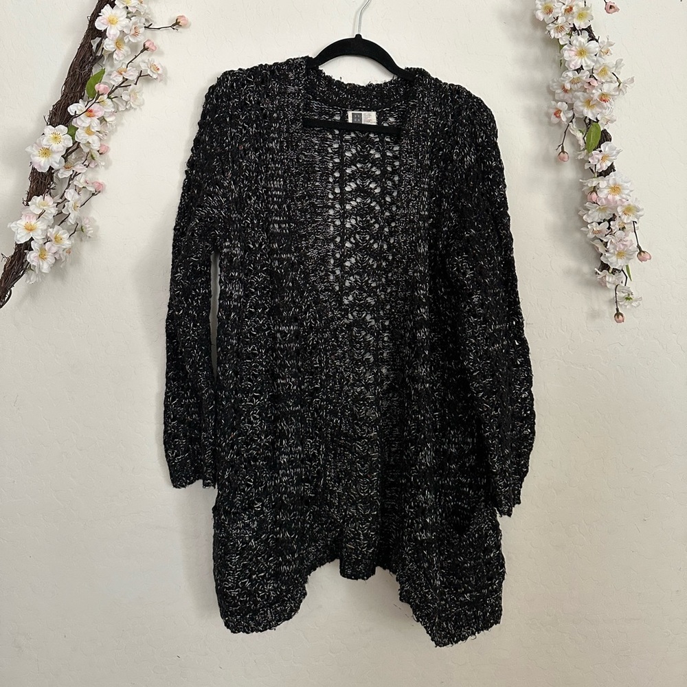 Black confetti sweater